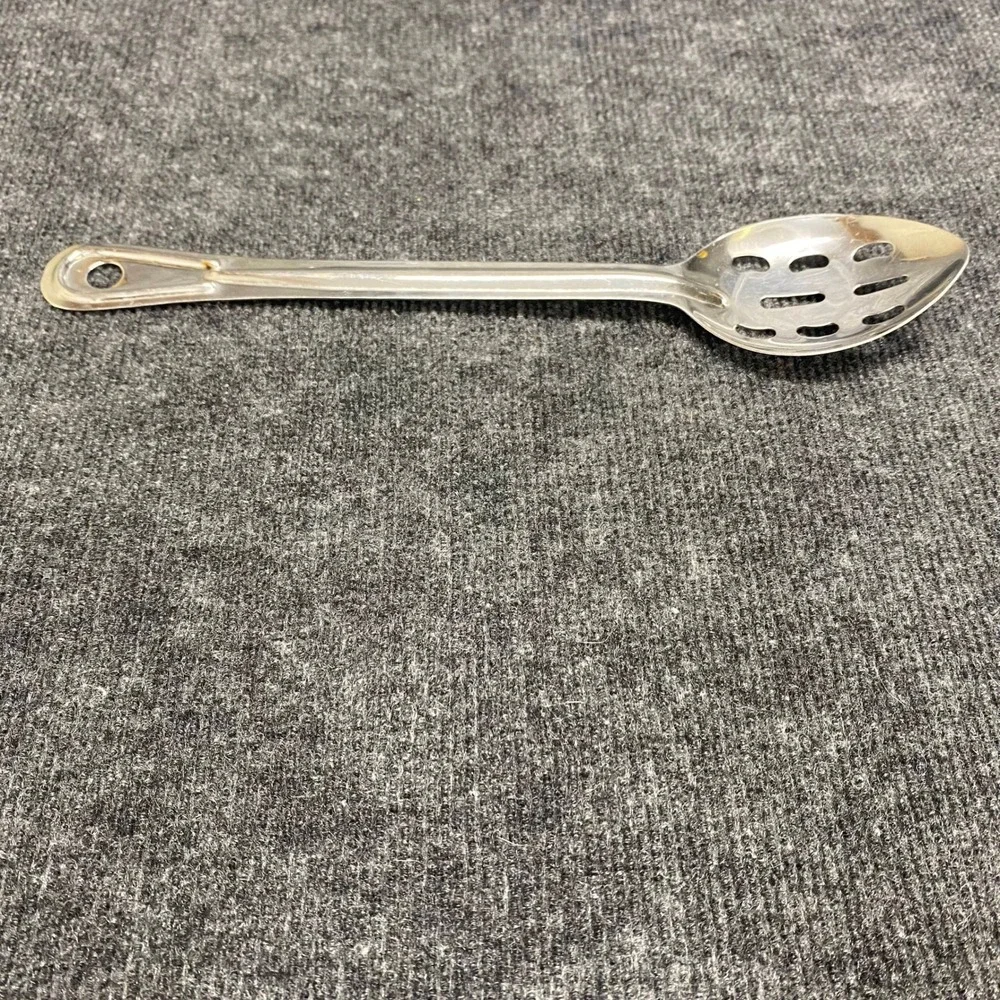 Stainless Steel Slotted Spoon  Long Handle Kitchen Serving Utensil India